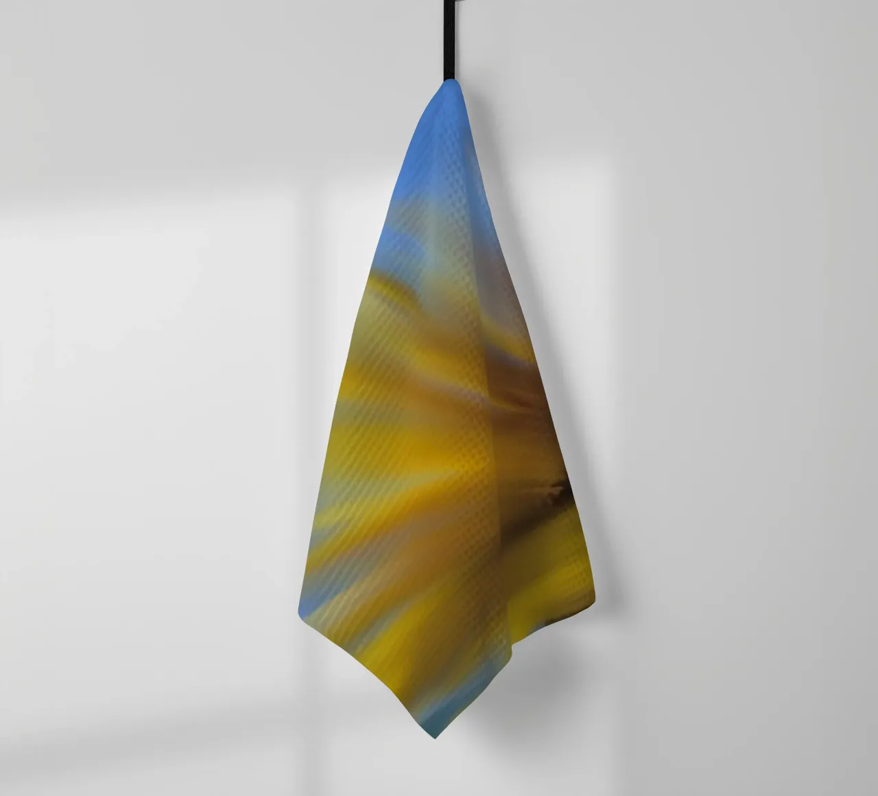 Girasole sfocato, simile all'acquerello canovaccio da cucina da Something for you