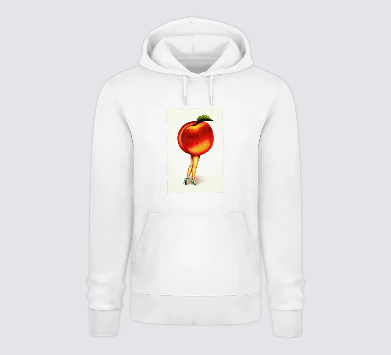 Fruit Stand - Peach hoodie by Kelly Gilleran