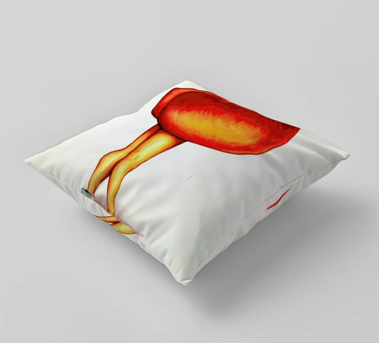 Fruit Stand - Peach cuscino da Kelly Gilleran
