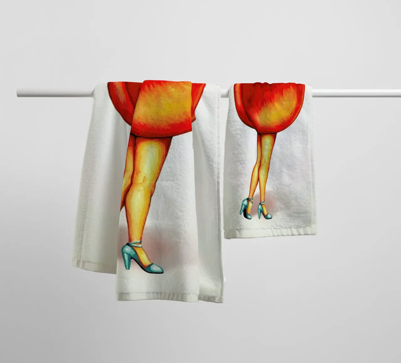 Fruit Stand - Peach asciugamano da bagno da Kelly Gilleran