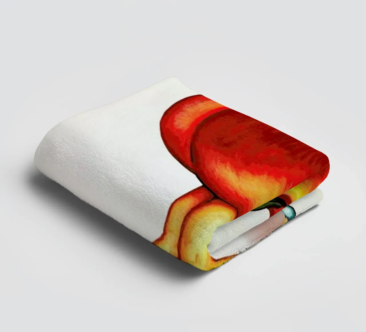 Fruit Stand - Peach asciugamano da bagno da Kelly Gilleran
