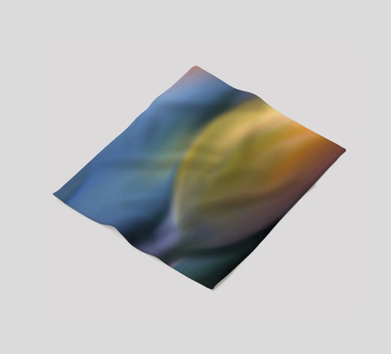 Giallo tulipano sfumato, simile all'acquerello coperta in pile da Something for you