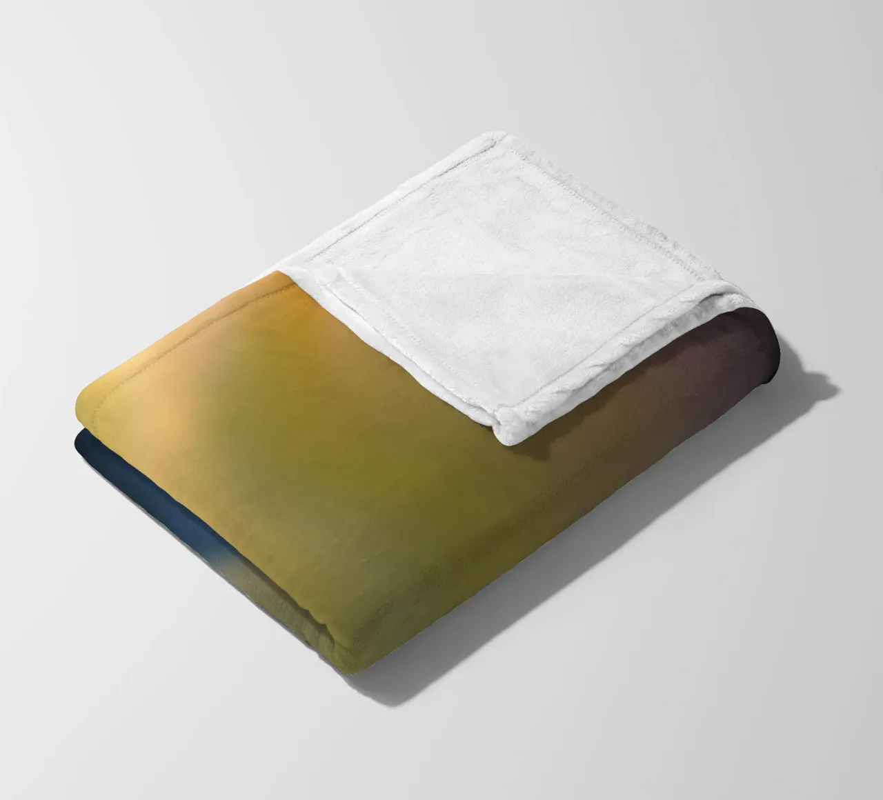 Giallo tulipano sfumato, simile all'acquerello coperta in pile da Something for you