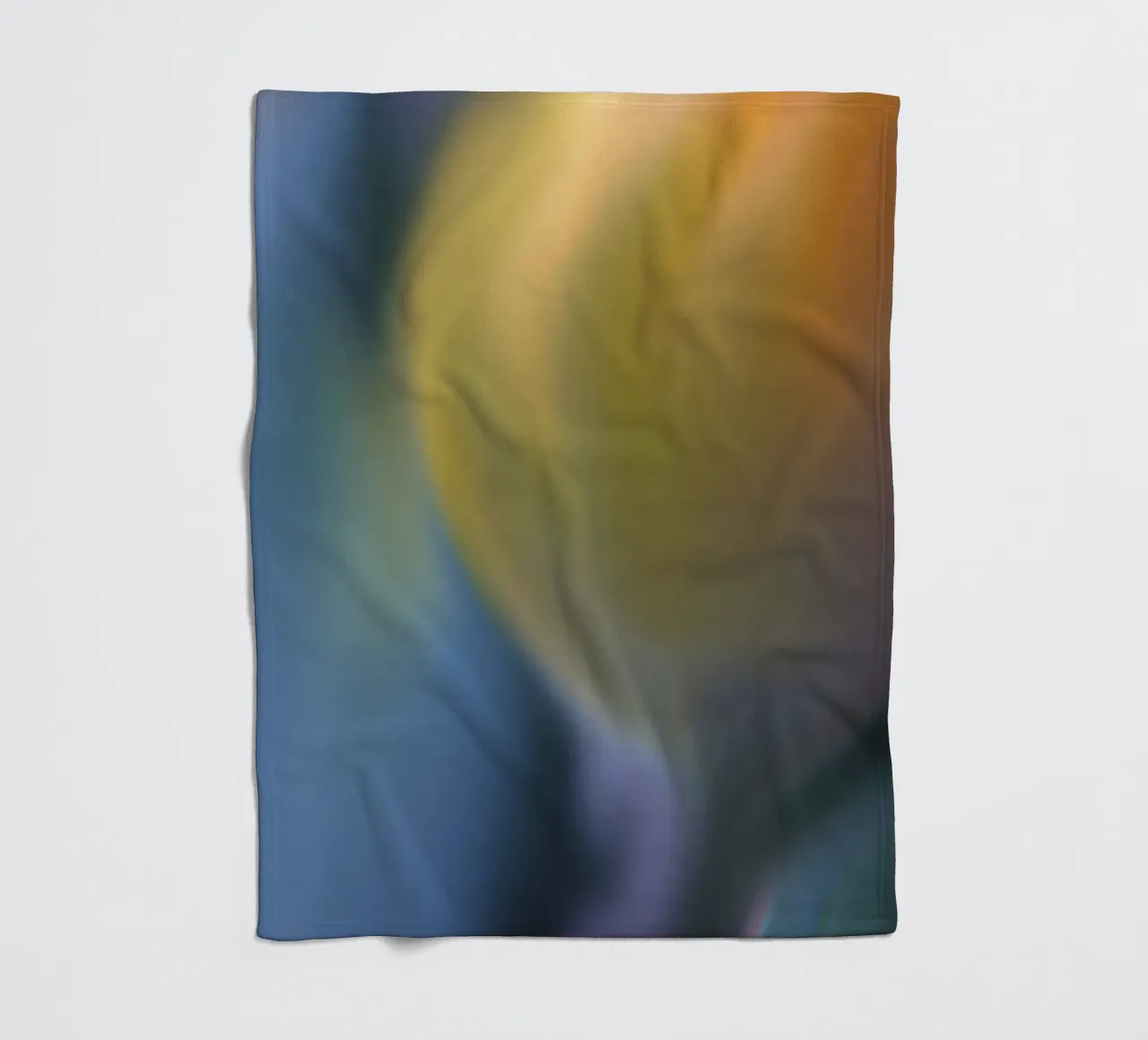 Giallo tulipano sfumato, simile all'acquerello coperta in pile da Something for you