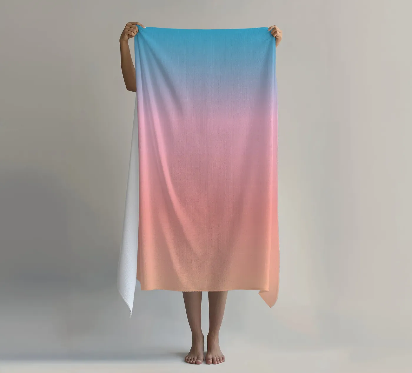 Joy Kleurverloop Kunst strandhanddoek van Paigaam Studio