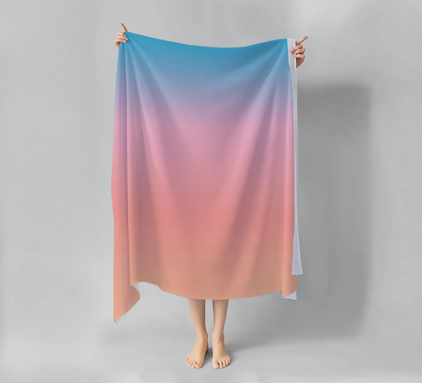 Joy Kleurverloop Kunst strandhanddoek van Paigaam Studio