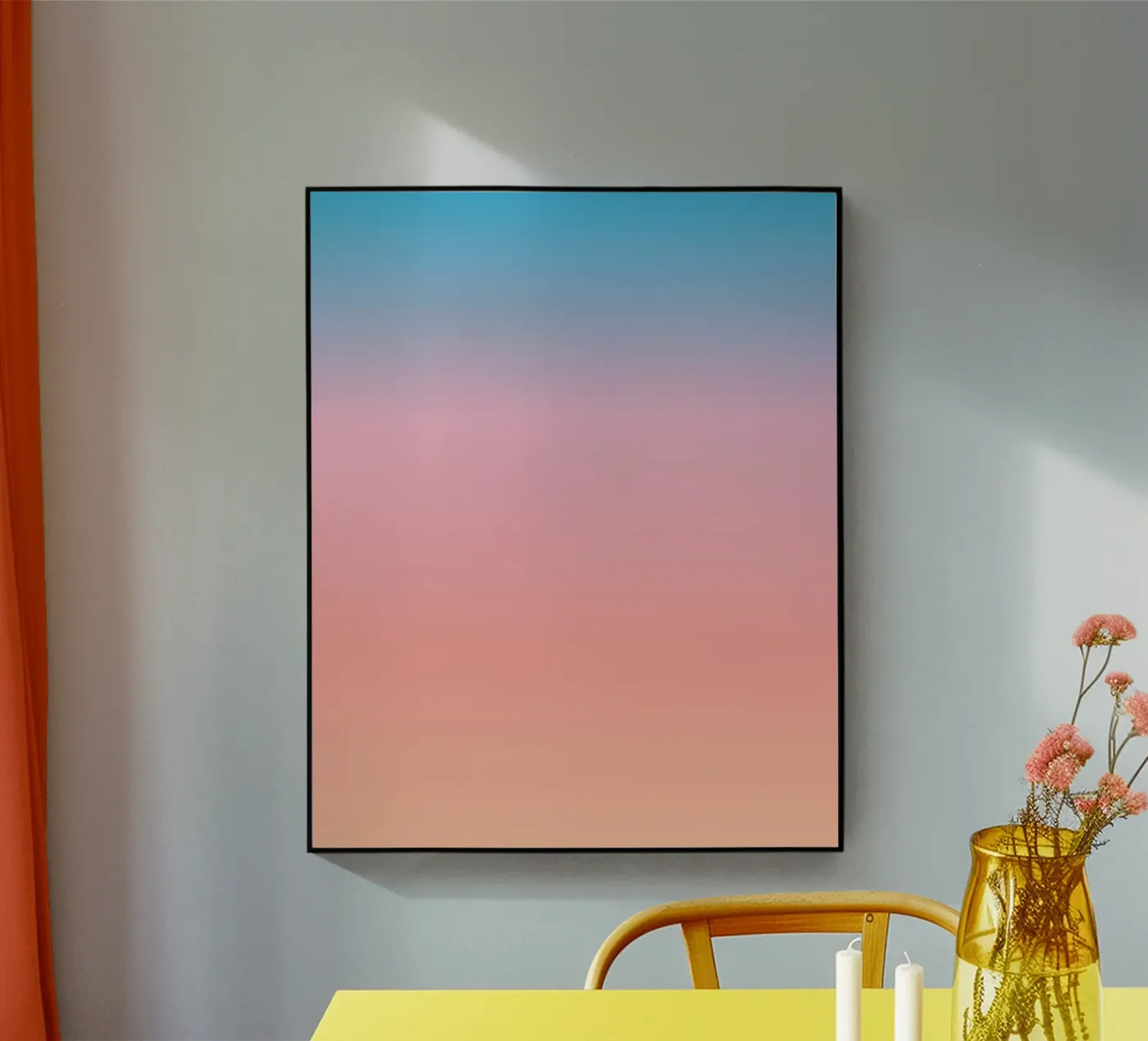 Joy Gradient Art Acryl-Glas von Paigaam Studio