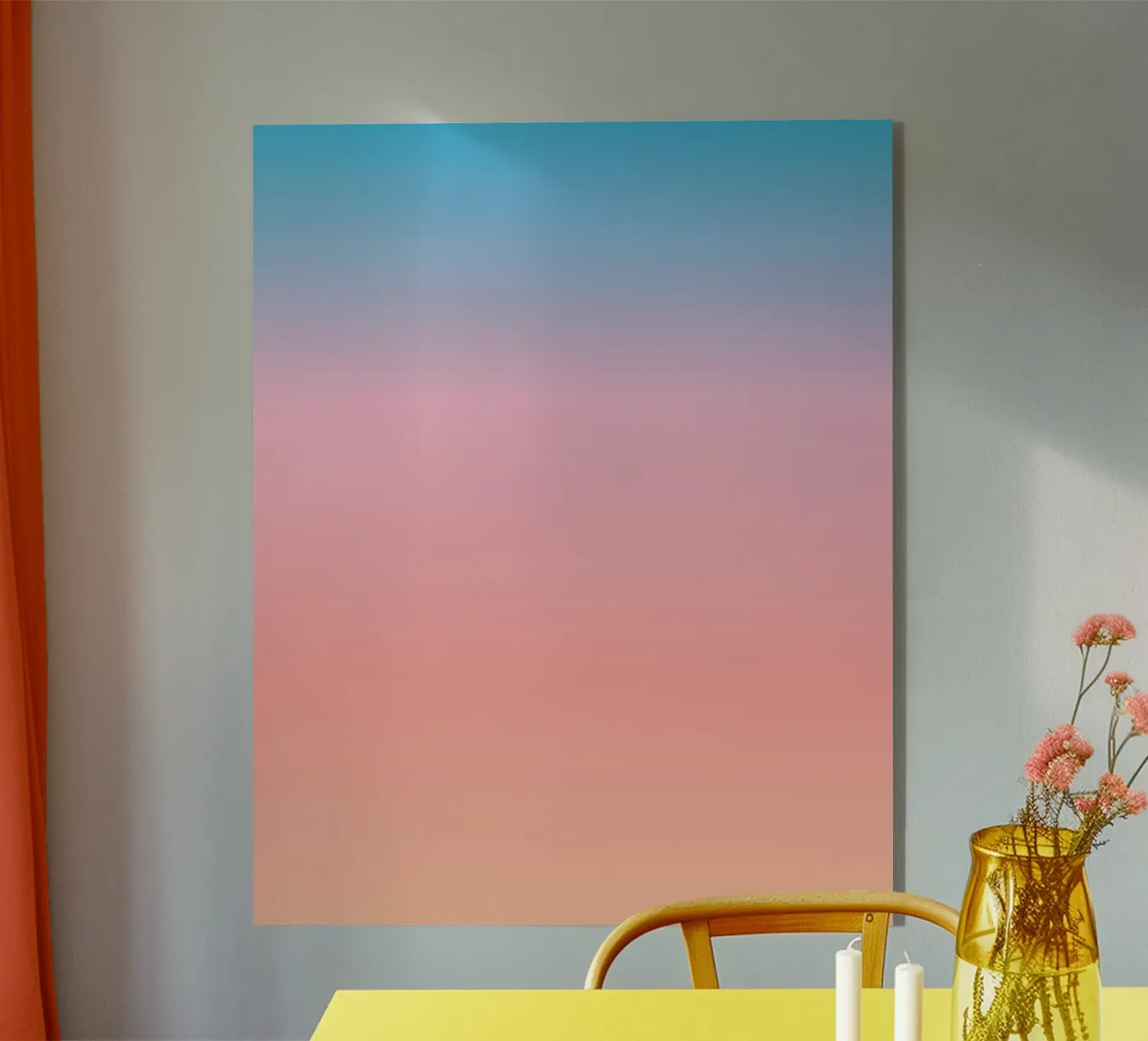 Joy Gradient Art Acryl-Glas von Paigaam Studio