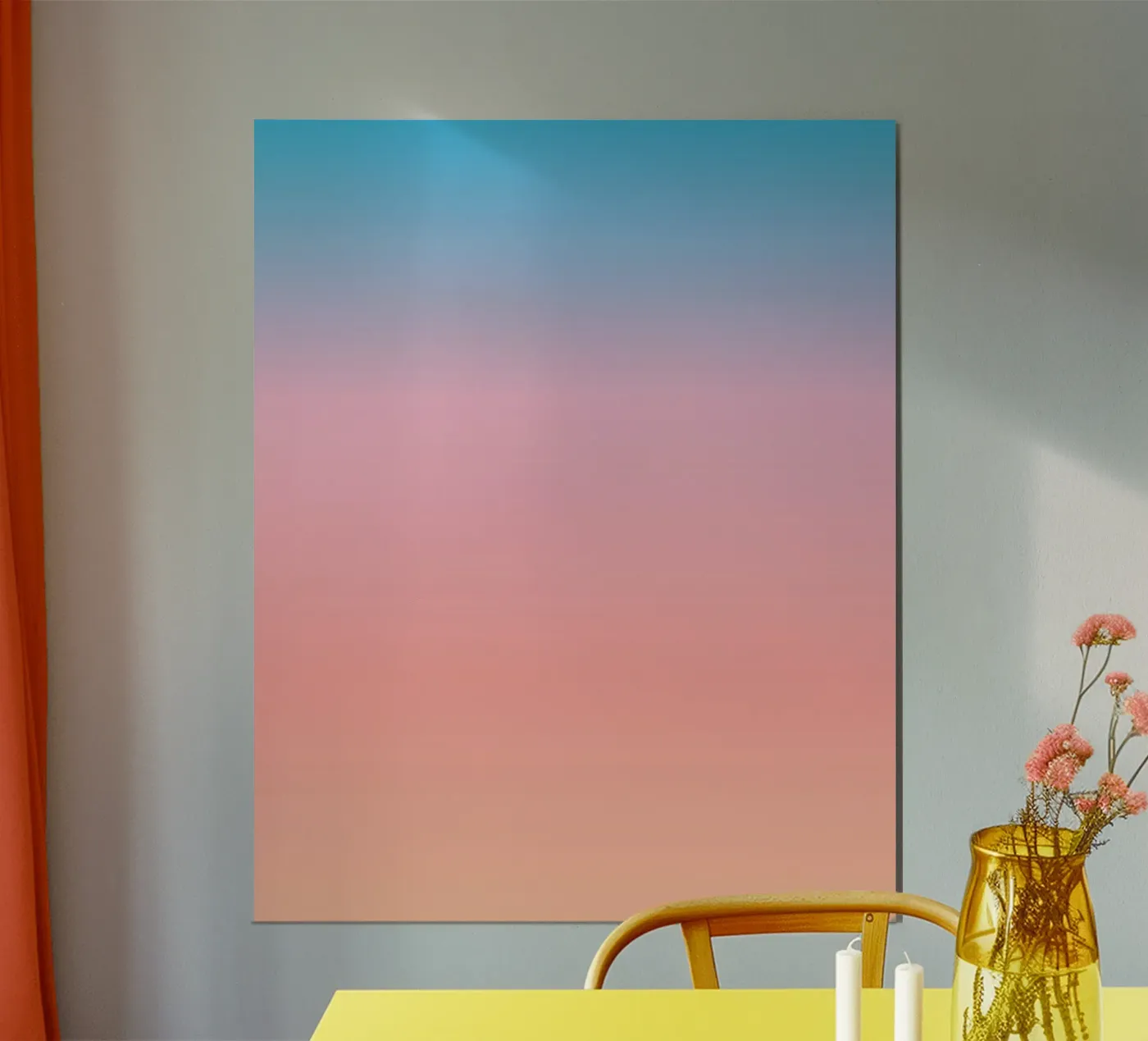 Joy Gradient Art poster van Paigaam Studio