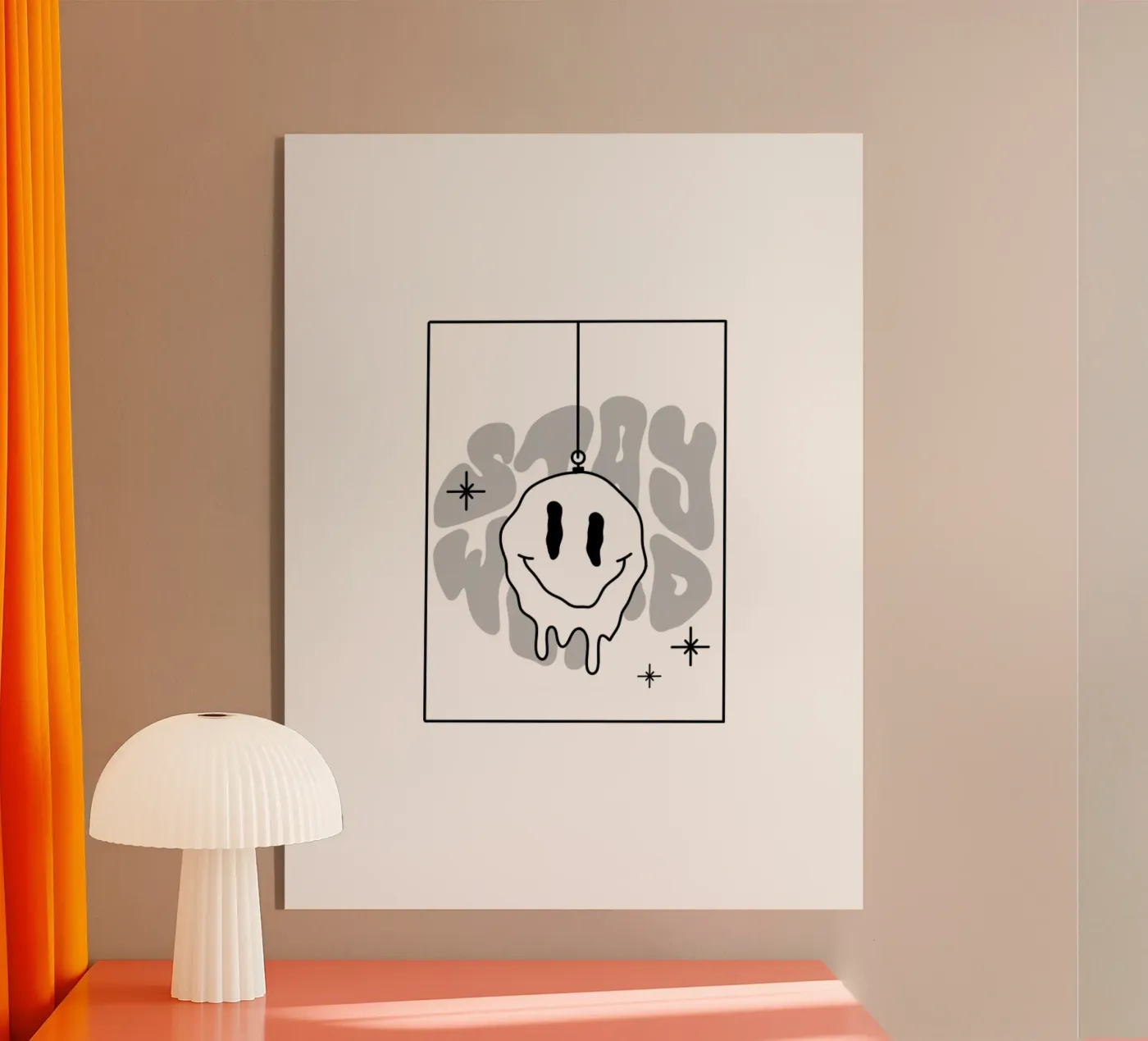 Stay Weird acryl van byh.illustration