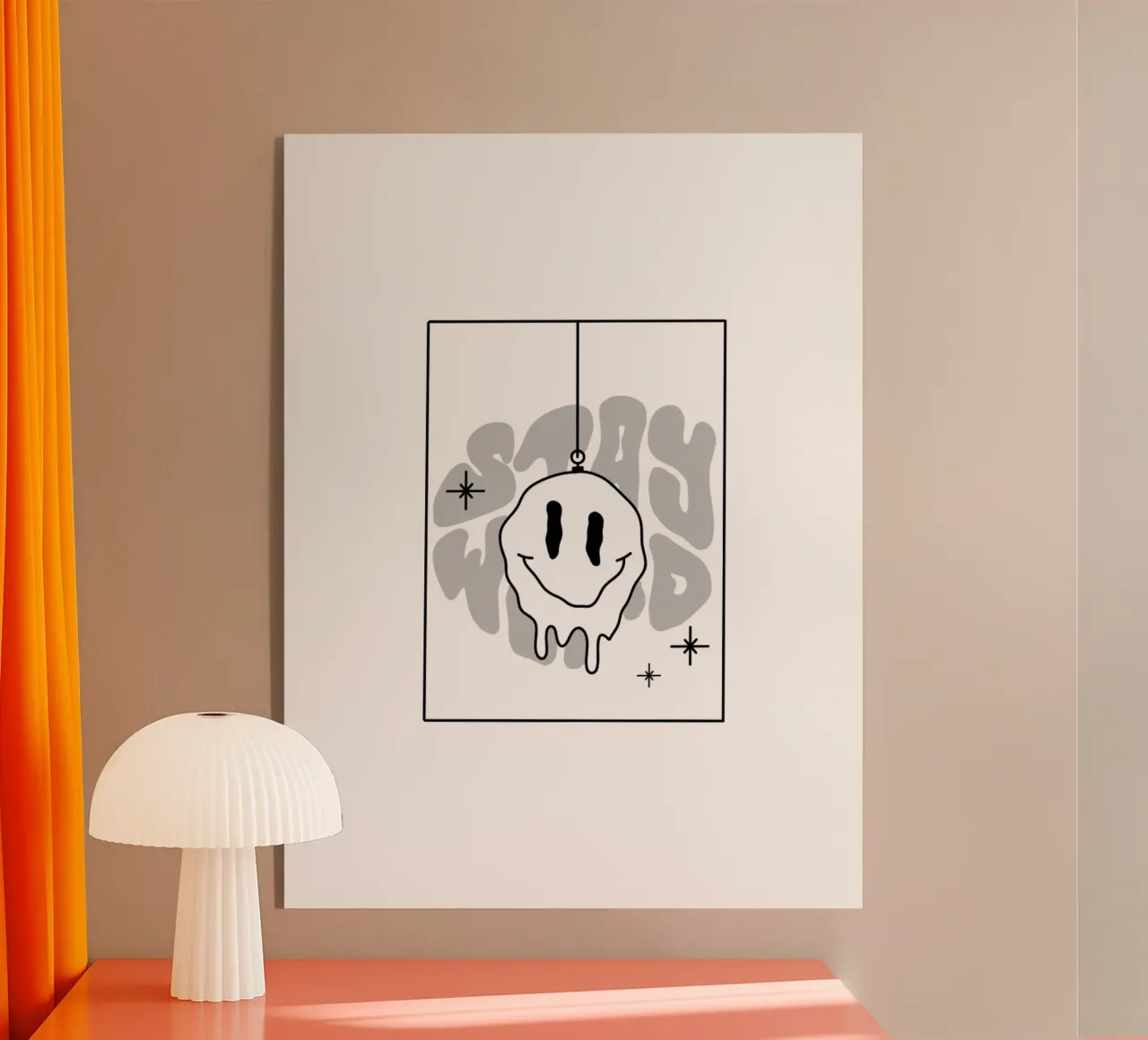 Stay Weird plexiglass da byh.illustration