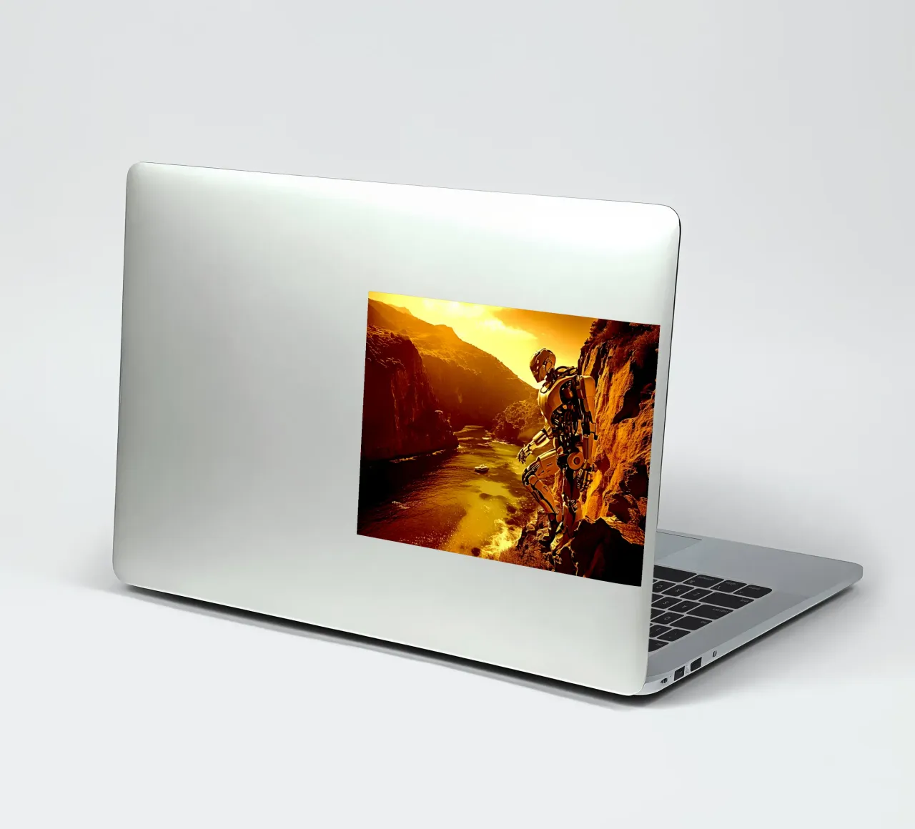 WAS FÜR EINE WUNDERBARE AUSSICHT! Gold Sticker von Thierry vobmann photography