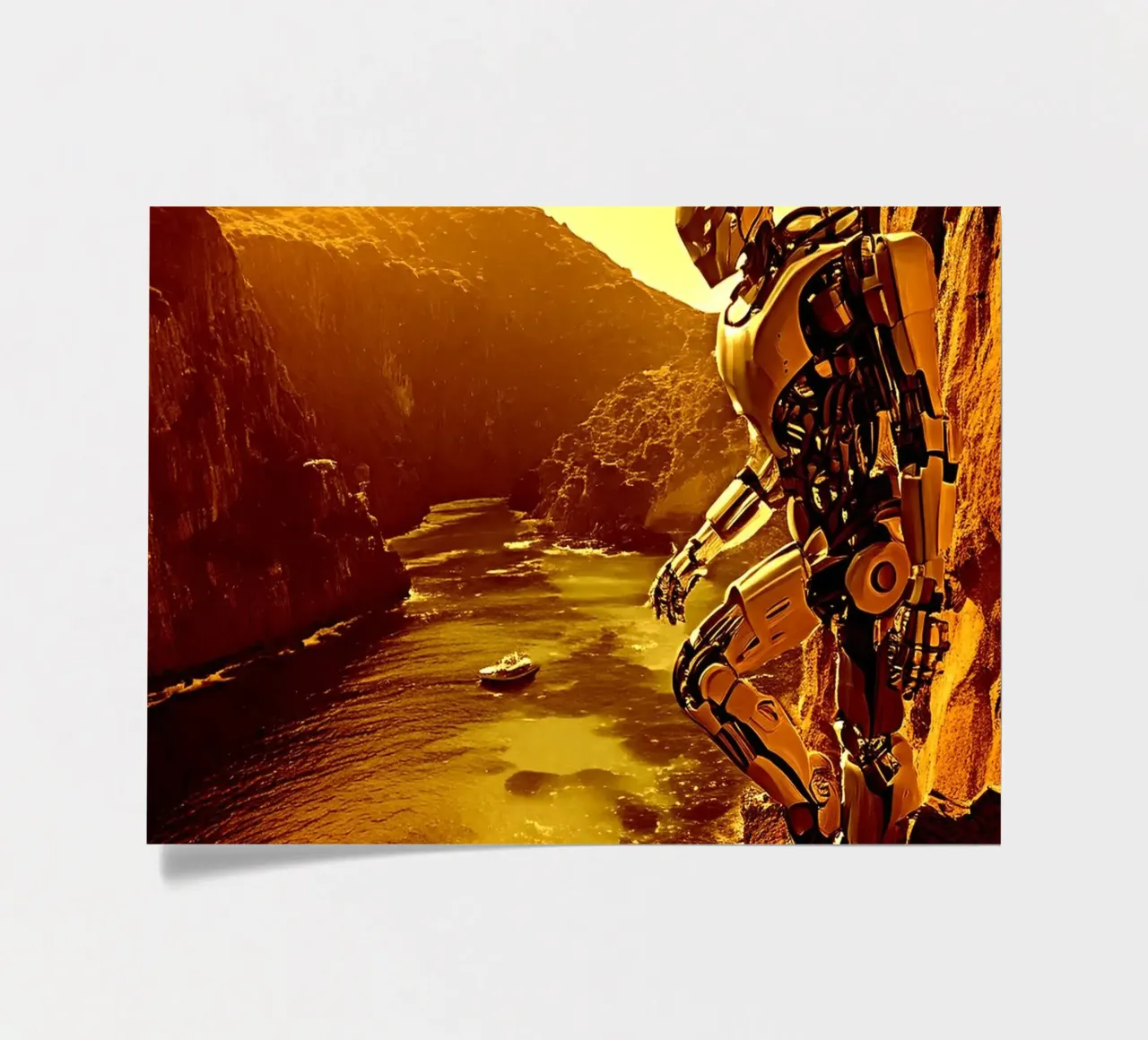 WAS FÜR EINE WUNDERBARE AUSSICHT! Gold Stickerbogen von Thierry vobmann photography