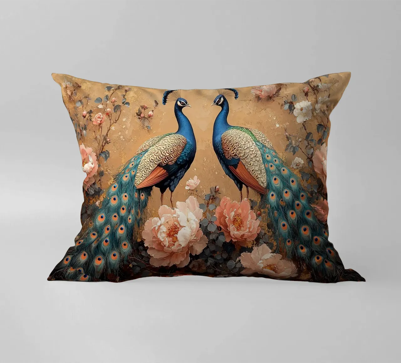 William Morris Pfau cuscino da Botanical Art Studio
