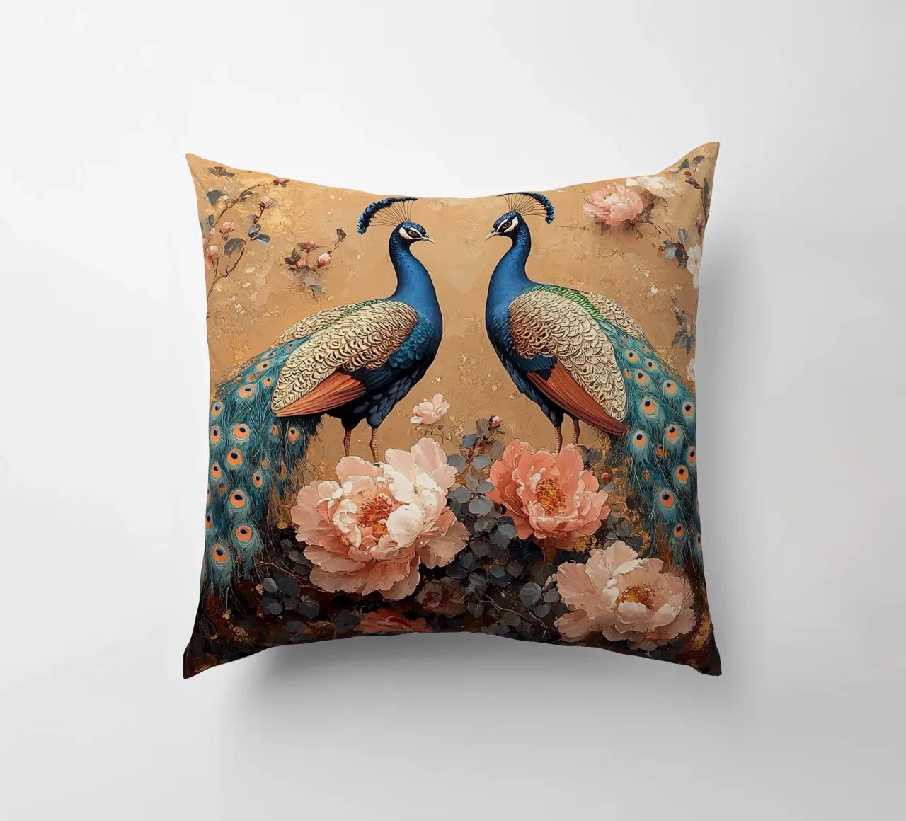 William Morris Pfau cuscino da Botanical Art Studio