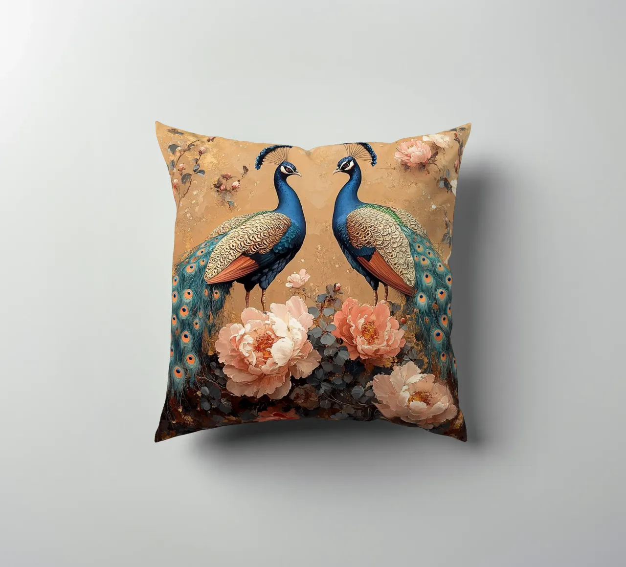 William Morris Pfau cuscino da Botanical Art Studio