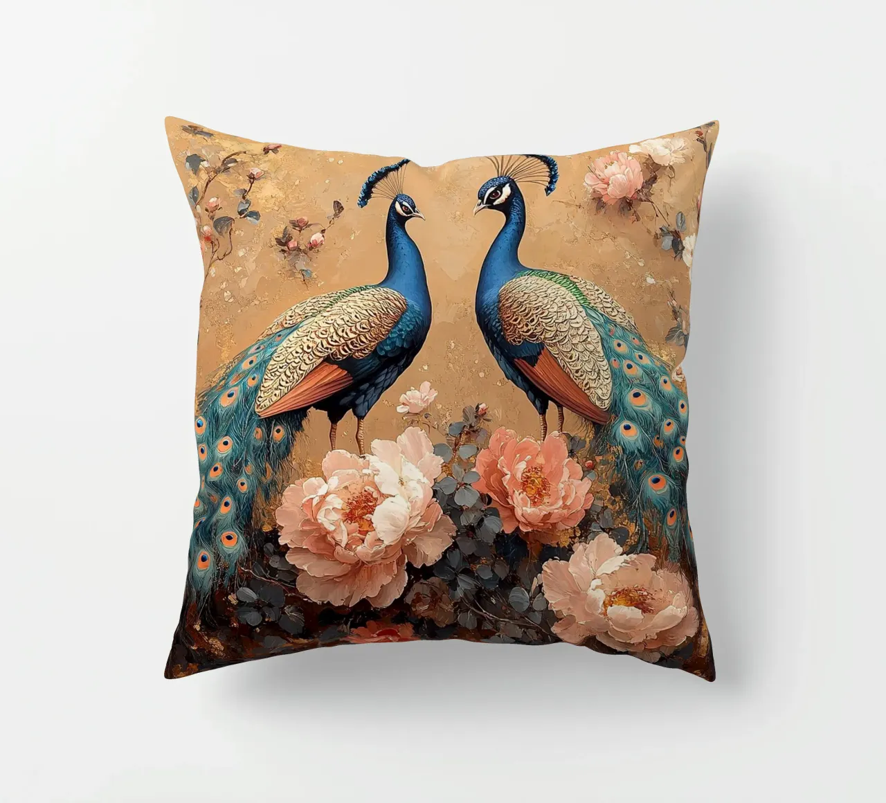 William Morris Pfau cuscino da Botanical Art Studio