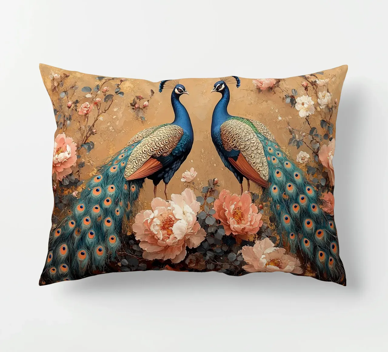 William Morris Pfau cuscino da Botanical Art Studio