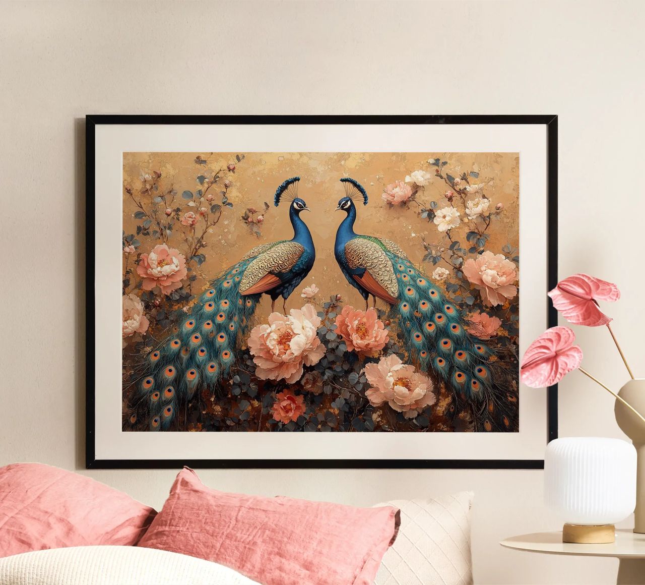 William Morris Pfau poster by Botanical Art Studio