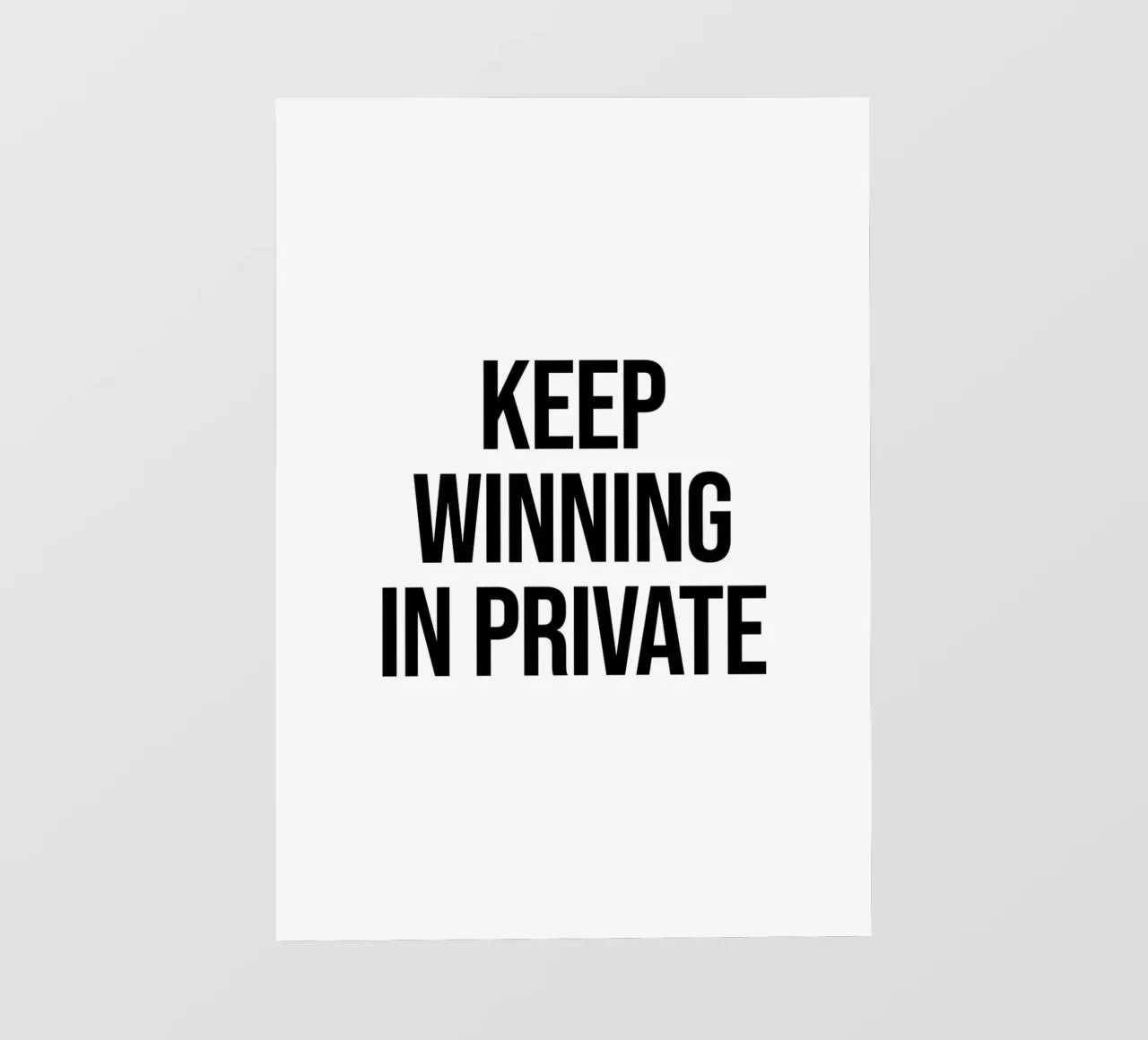 Continuate a vincere in privato pellicola backlit da Paigaam Studio