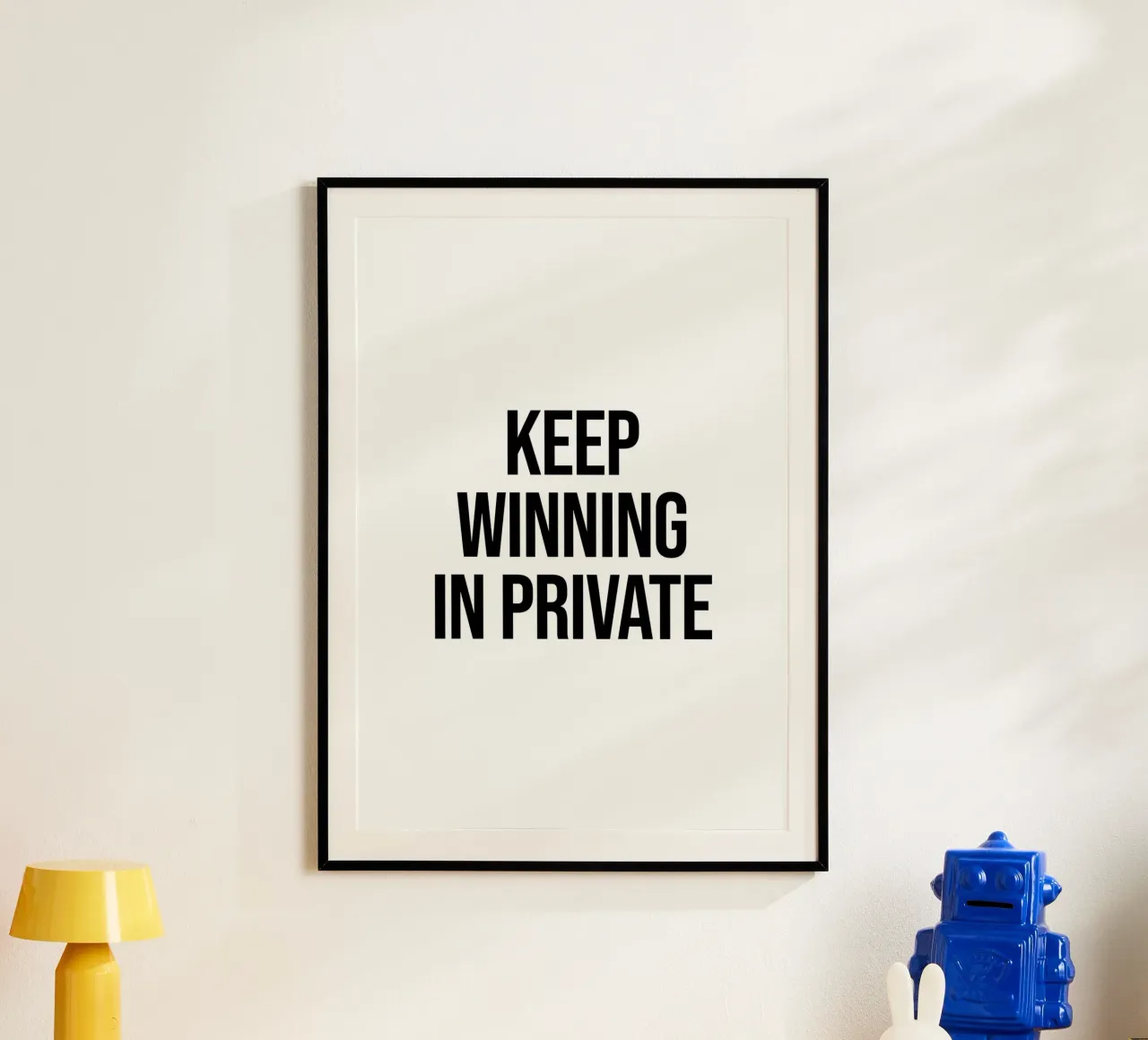 Continuate a vincere in privato carta hahnemühle da Paigaam Studio