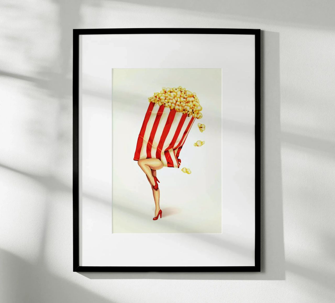 Popcorn Girl poster by Kelly Gilleran