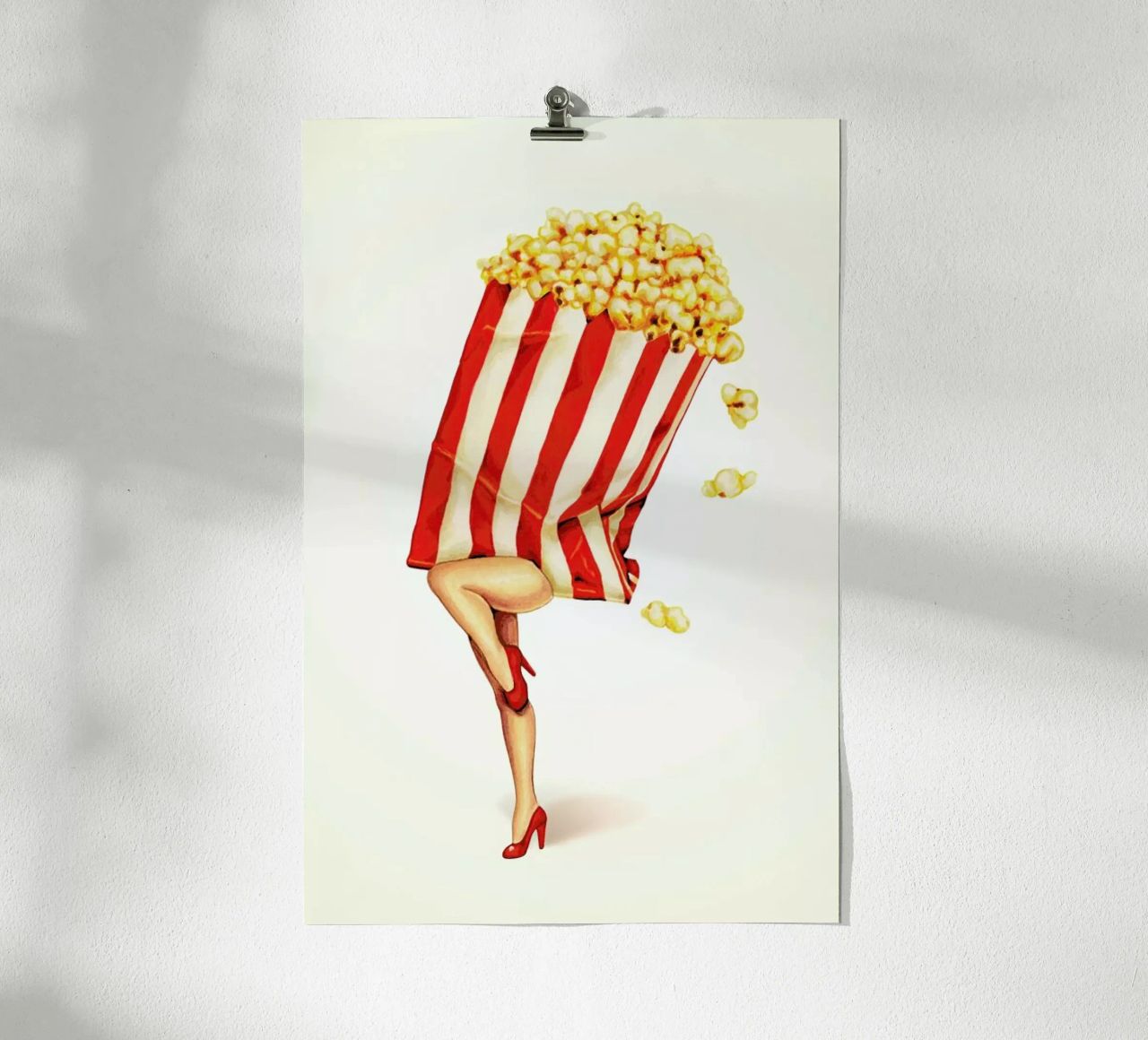 Popcorn Girl poster by Kelly Gilleran