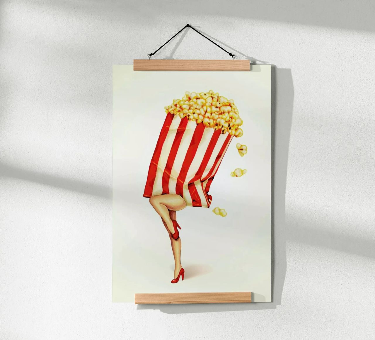 Popcorn Girl poster by Kelly Gilleran
