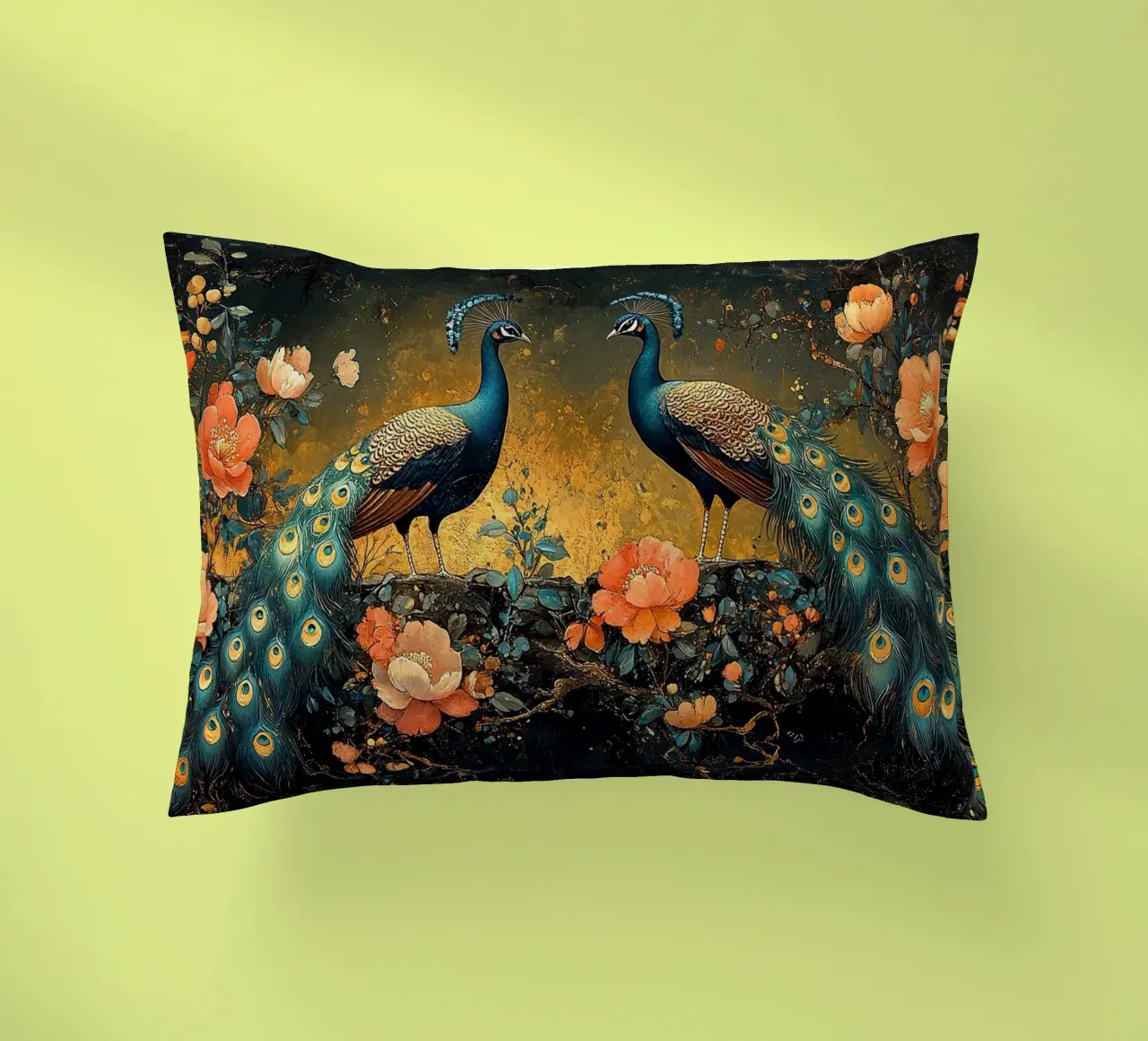 William Morris Pfau cuscino da Botanical Art Studio