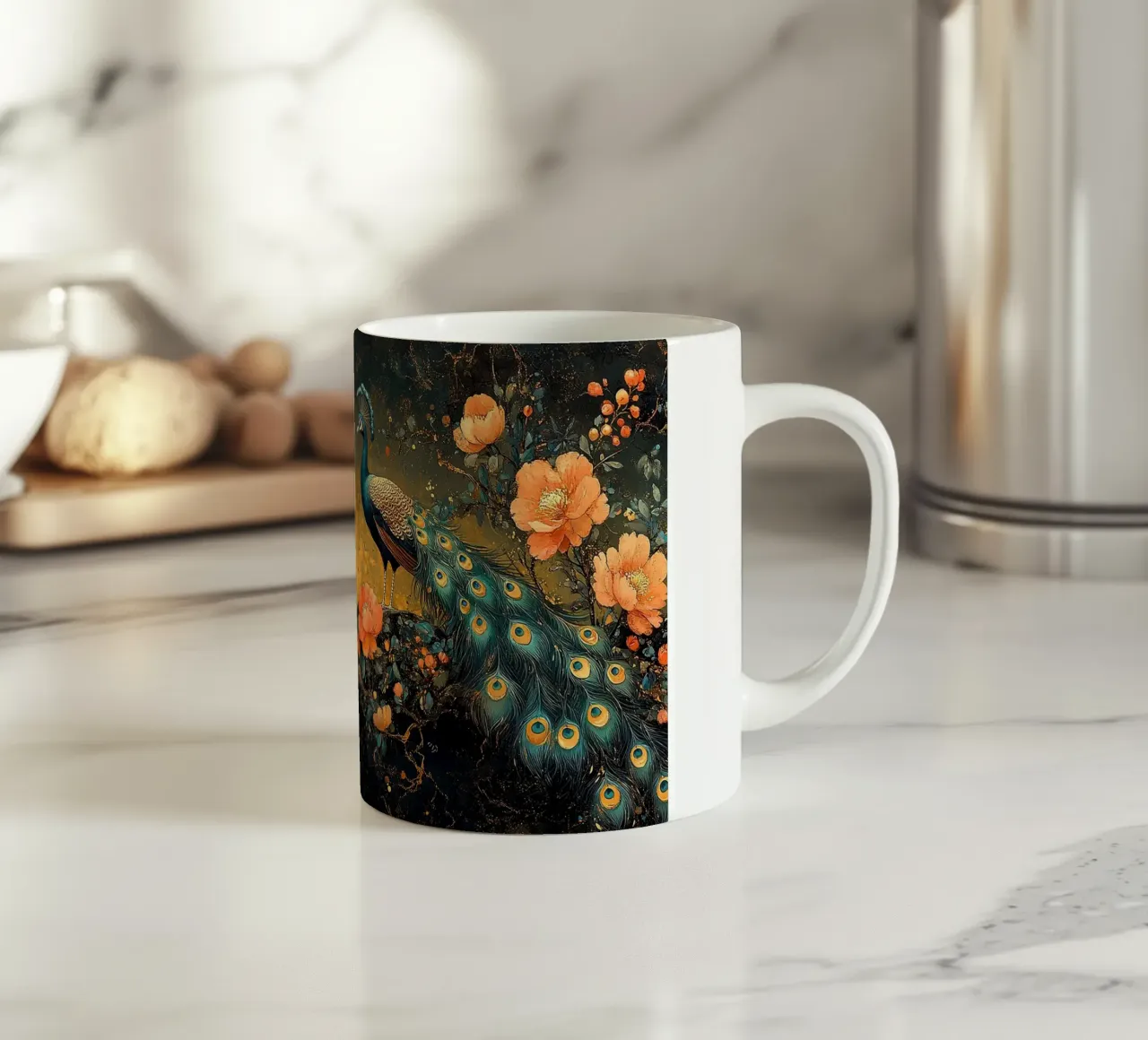 William Morris Pfau tazza in ceramica da Botanical Art Studio