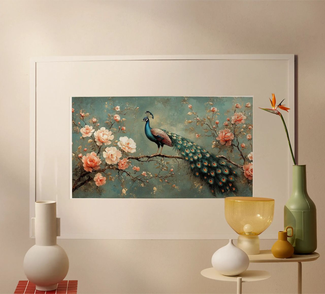 William Morris Pfau poster by Botanical Art Studio