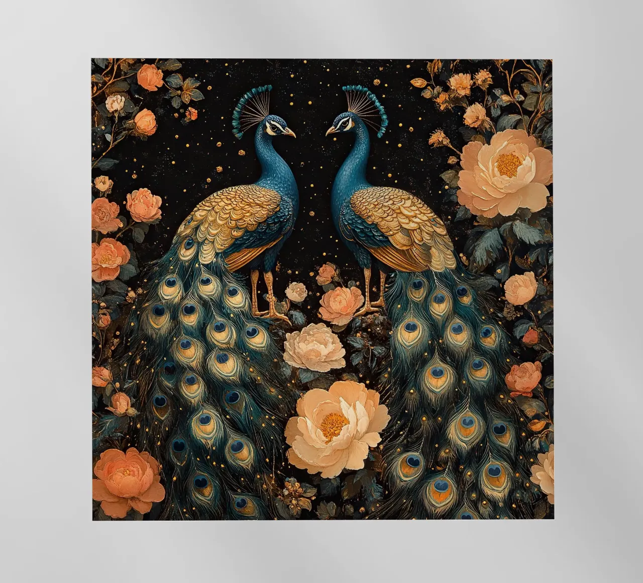 William Morris Pfau pellicola backlit da Botanical Art Studio