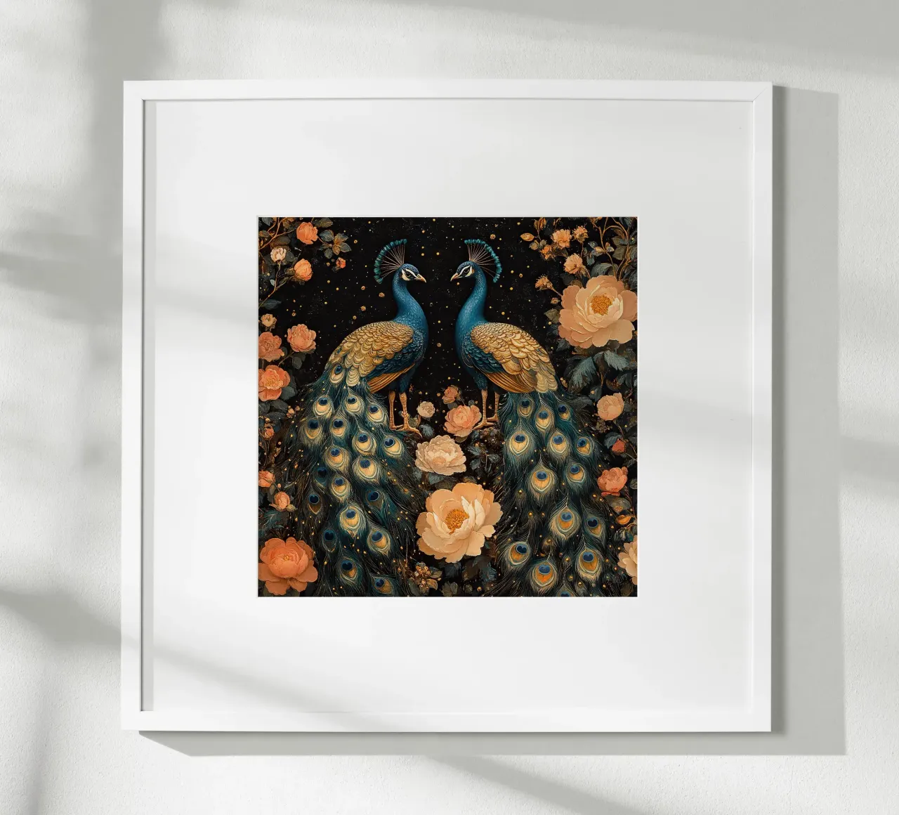William Morris Pfau Poster von Botanical Art Studio