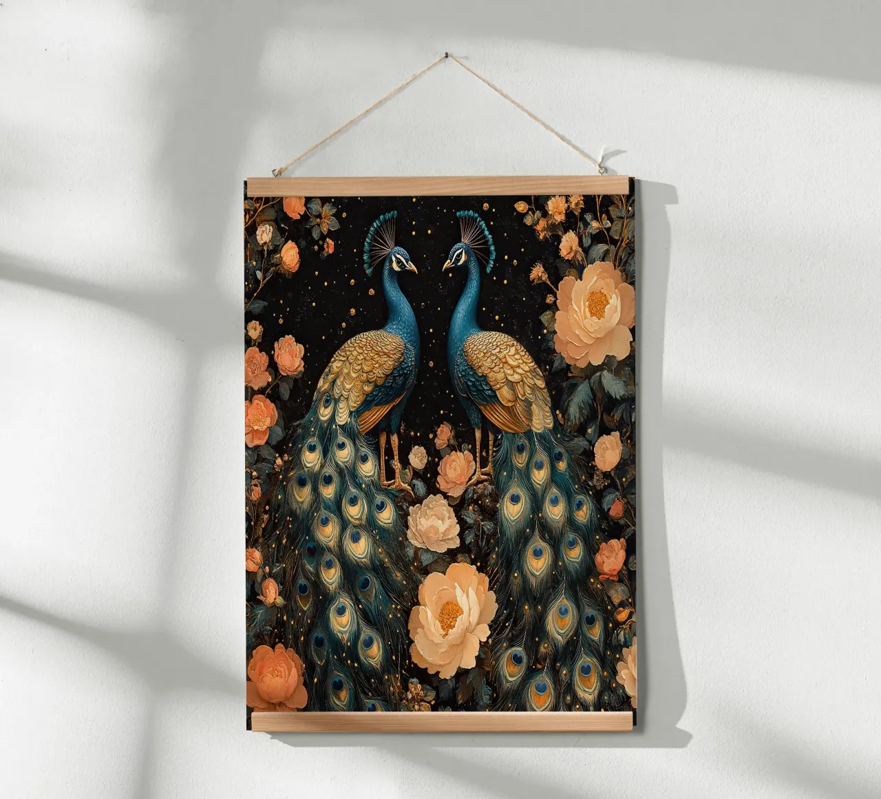 William Morris Pfau Poster von Botanical Art Studio
