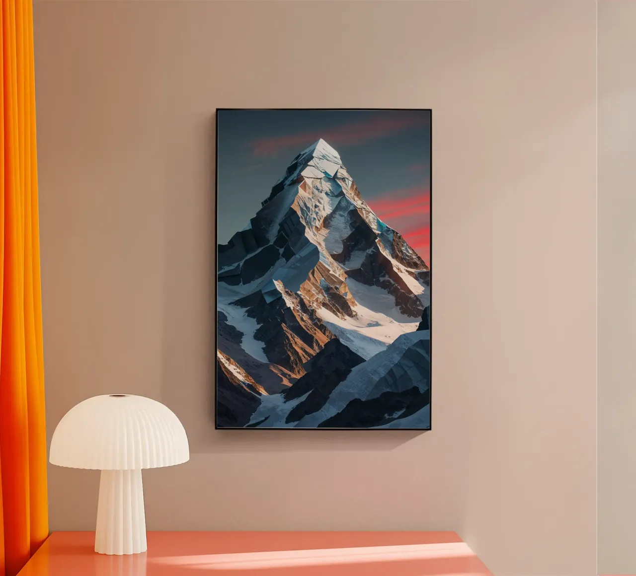 Geometric Harmony of K2 Peaks plexiglass da AlbertKlee
