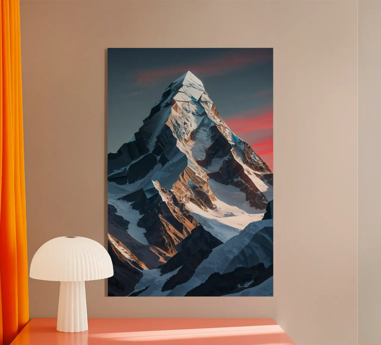 Geometric Harmony of K2 Peaks plexiglass da AlbertKlee
