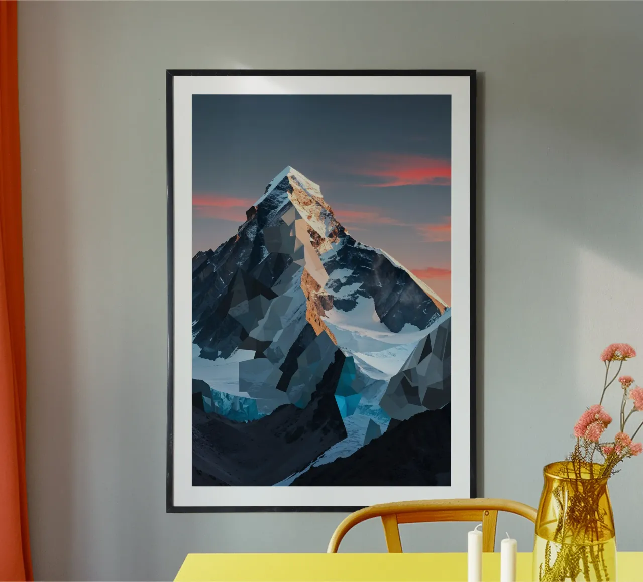 K2's Radiant Peaks in Artistic Form carta hahnemühle da AlbertKlee