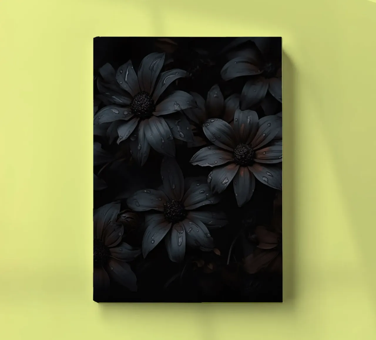Opulent Flower Reverie Dark Mood notebook by Andrea Haase Floral Passion