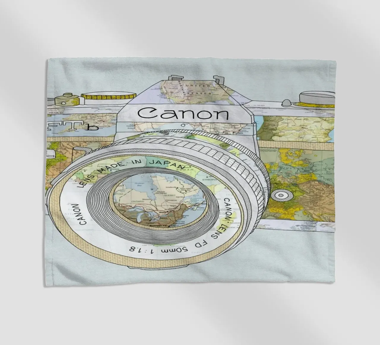 Travel Camera telo mare da Bianca Green