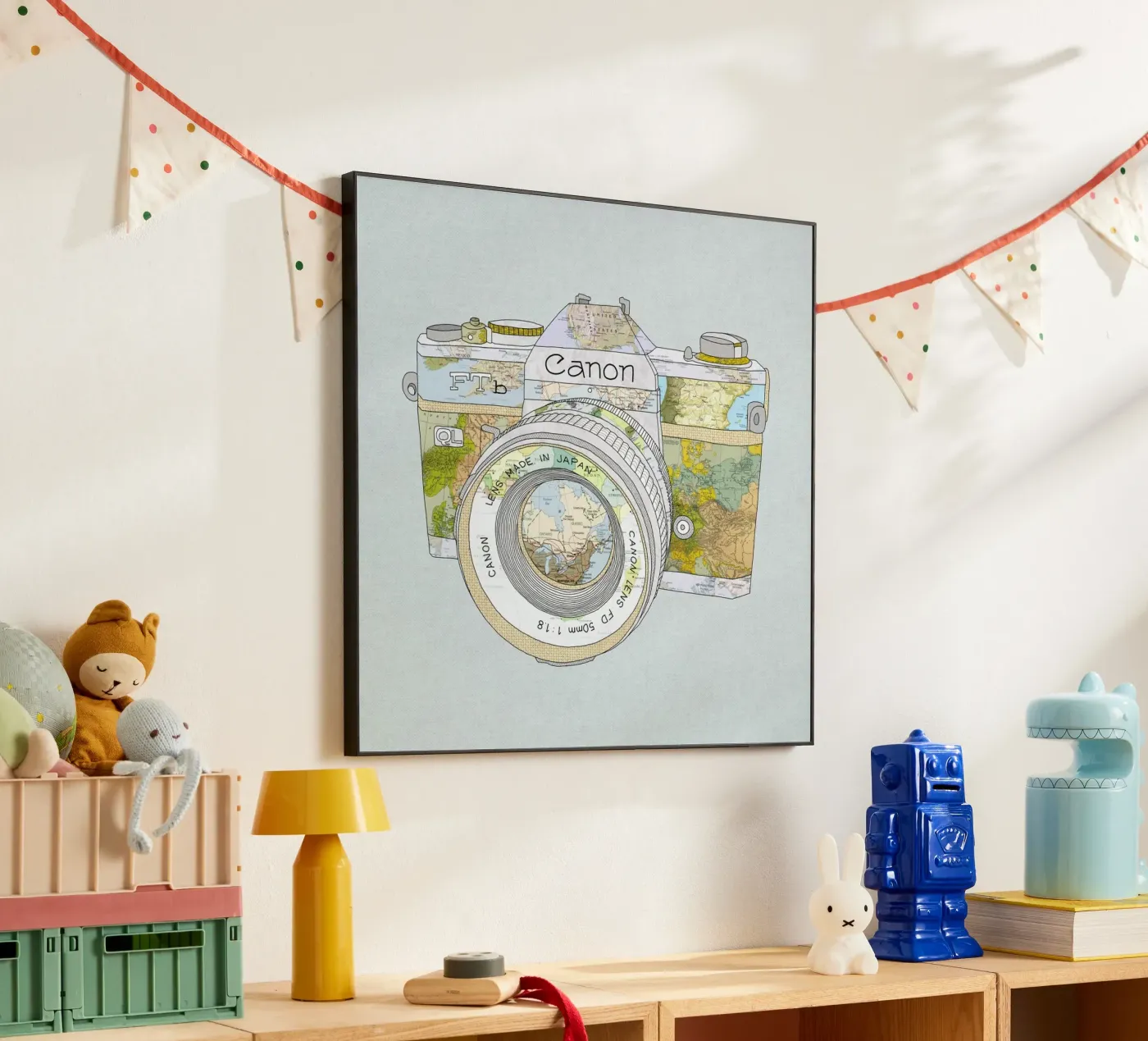 Travel Camera forex plate by Bianca Green