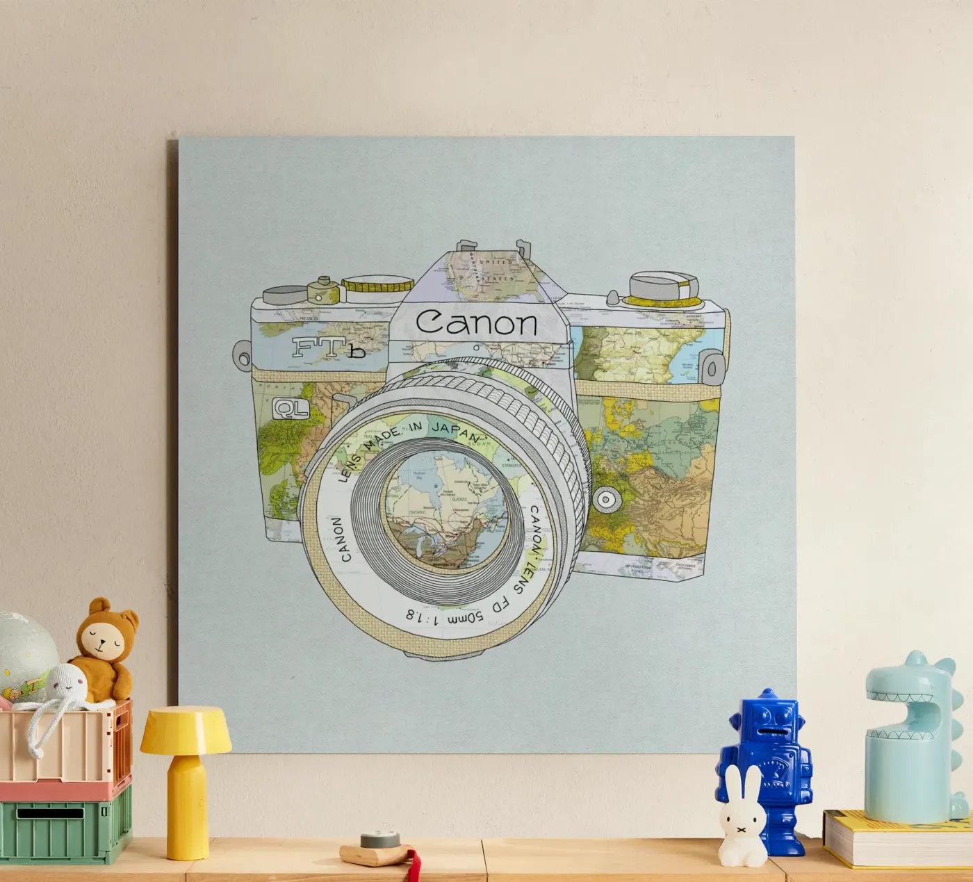 Travel Camera forex plate by Bianca Green