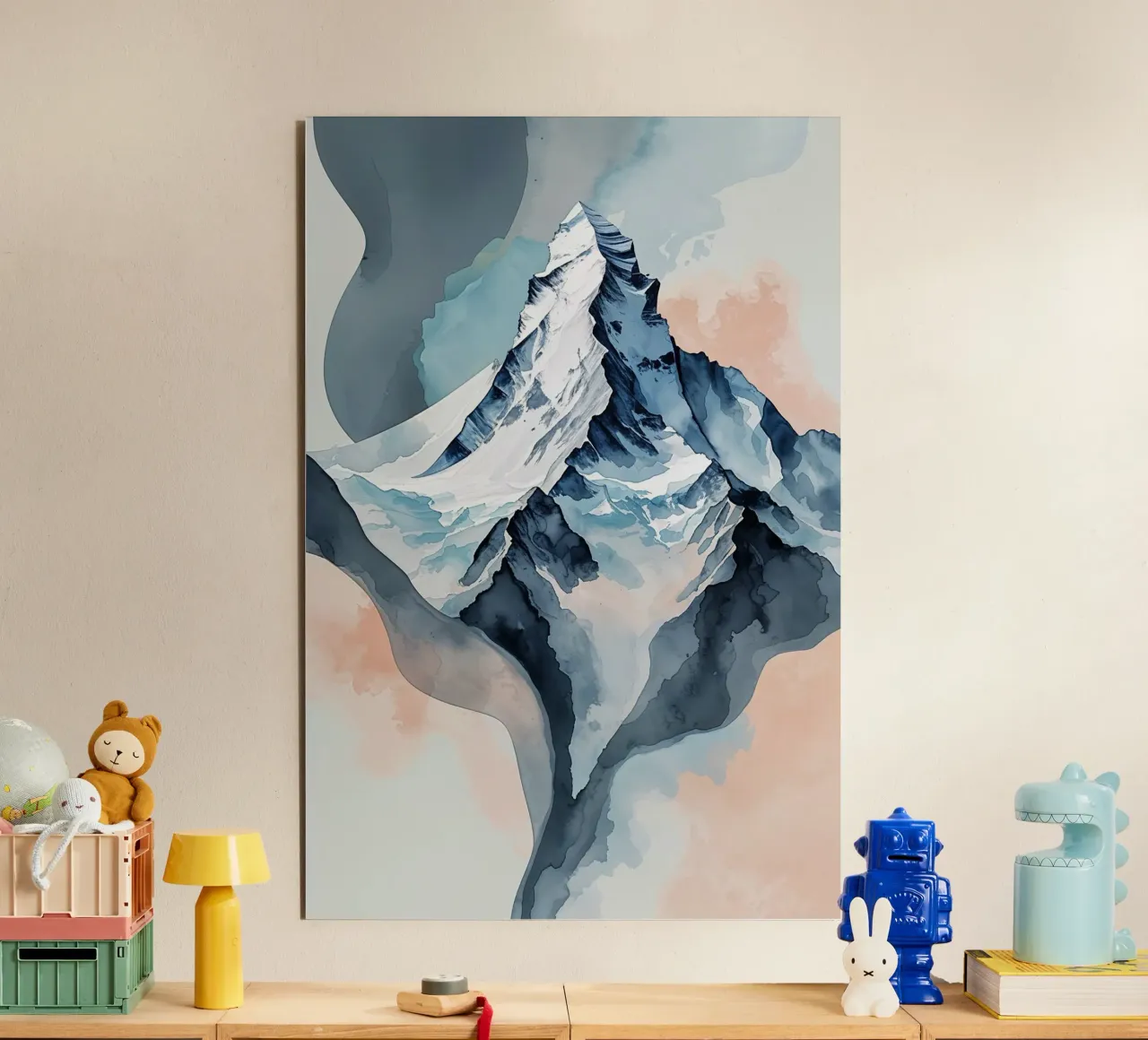 K2's Abstract Flow: Fluid Grandeur alluminio dibond da AlbertKlee
