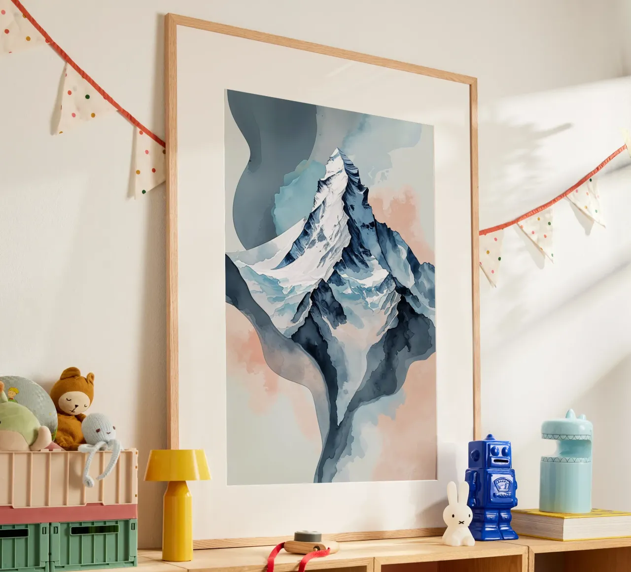 K2's Abstract Flow: Fluid Grandeur poster da AlbertKlee