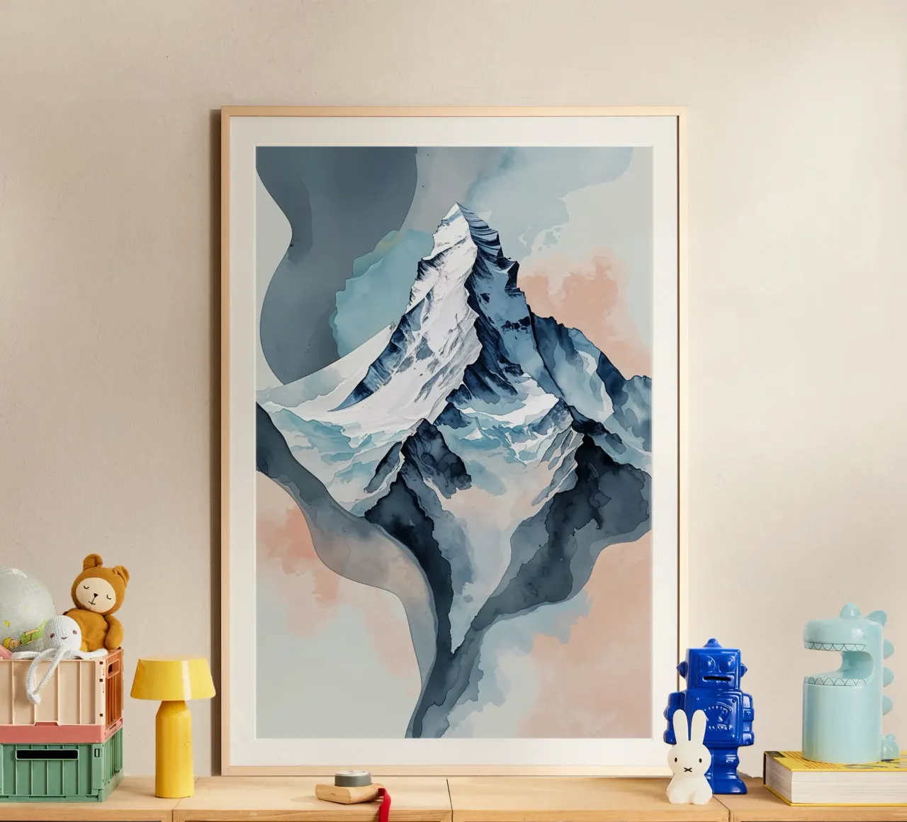 K2's Abstract Flow: Fluid Grandeur poster da AlbertKlee