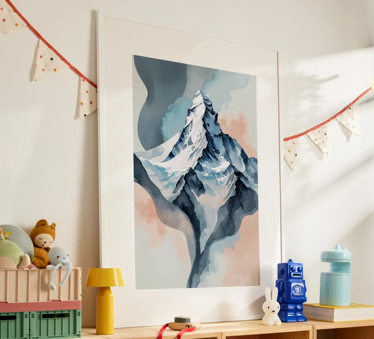 K2's Abstract Flow: Fluid Grandeur poster da AlbertKlee