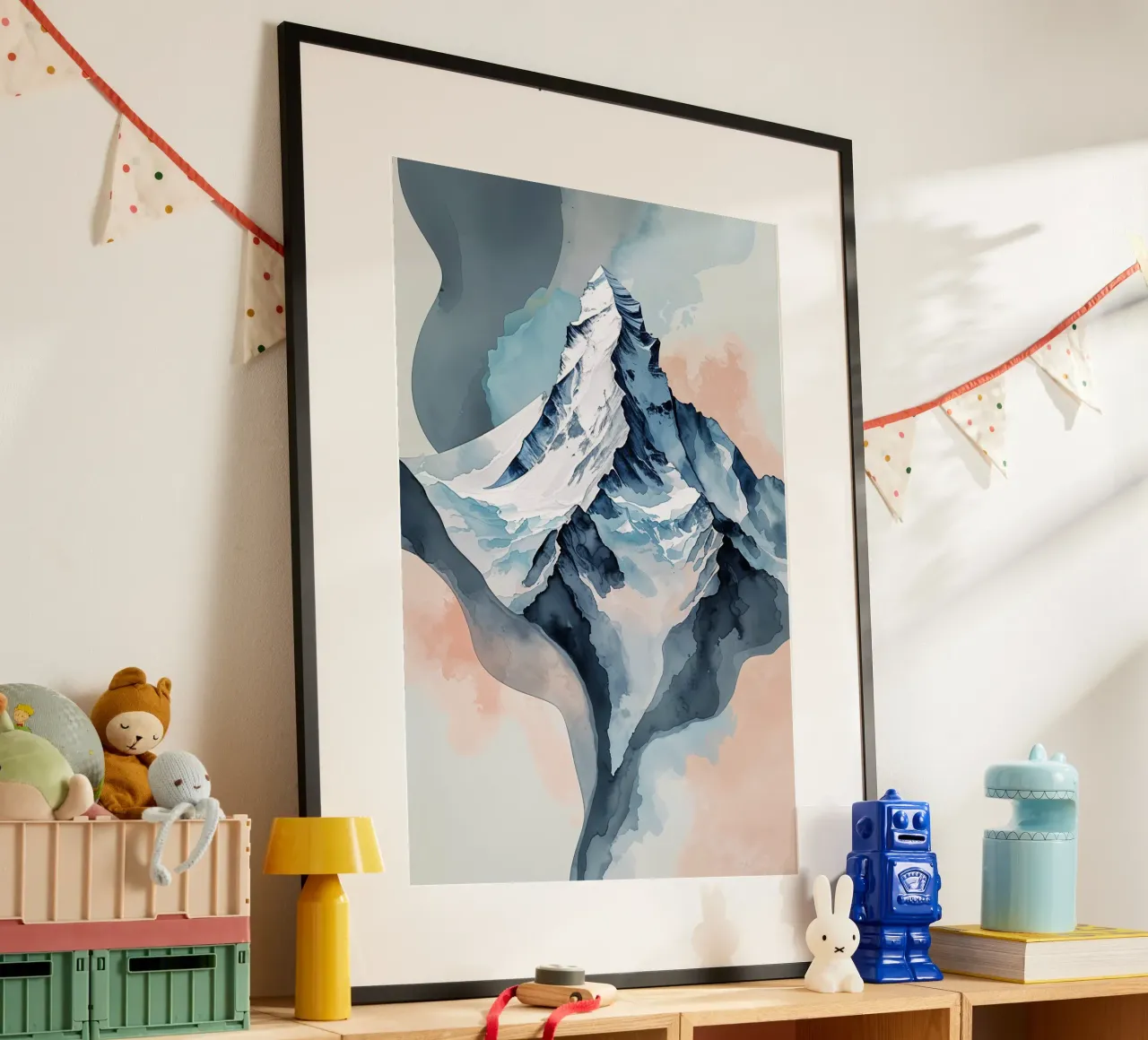 K2's Abstract Flow: Fluid Grandeur poster da AlbertKlee