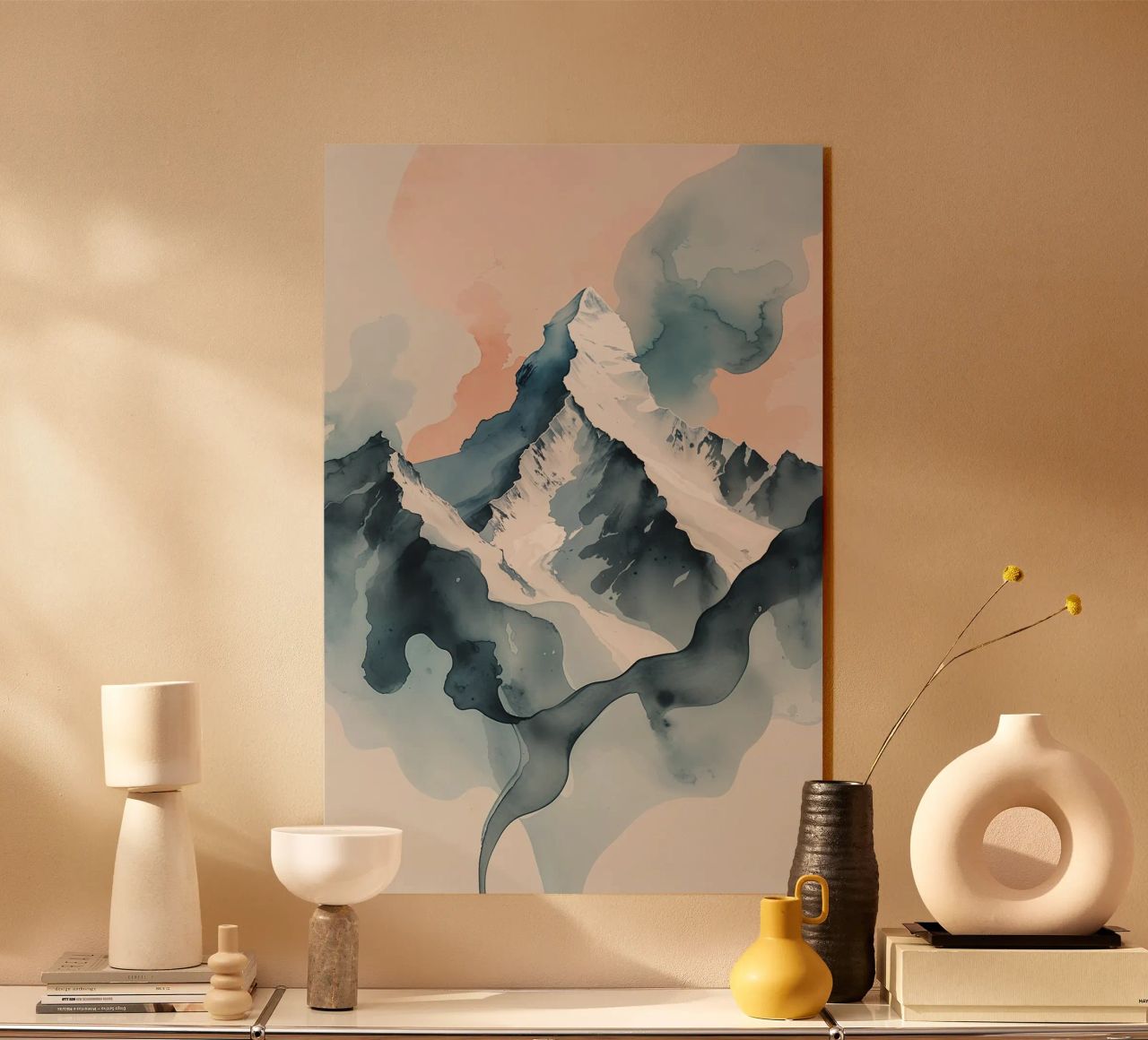 K2 Serenity: A Fluid Artistic Reverie plexiglass da AlbertKlee