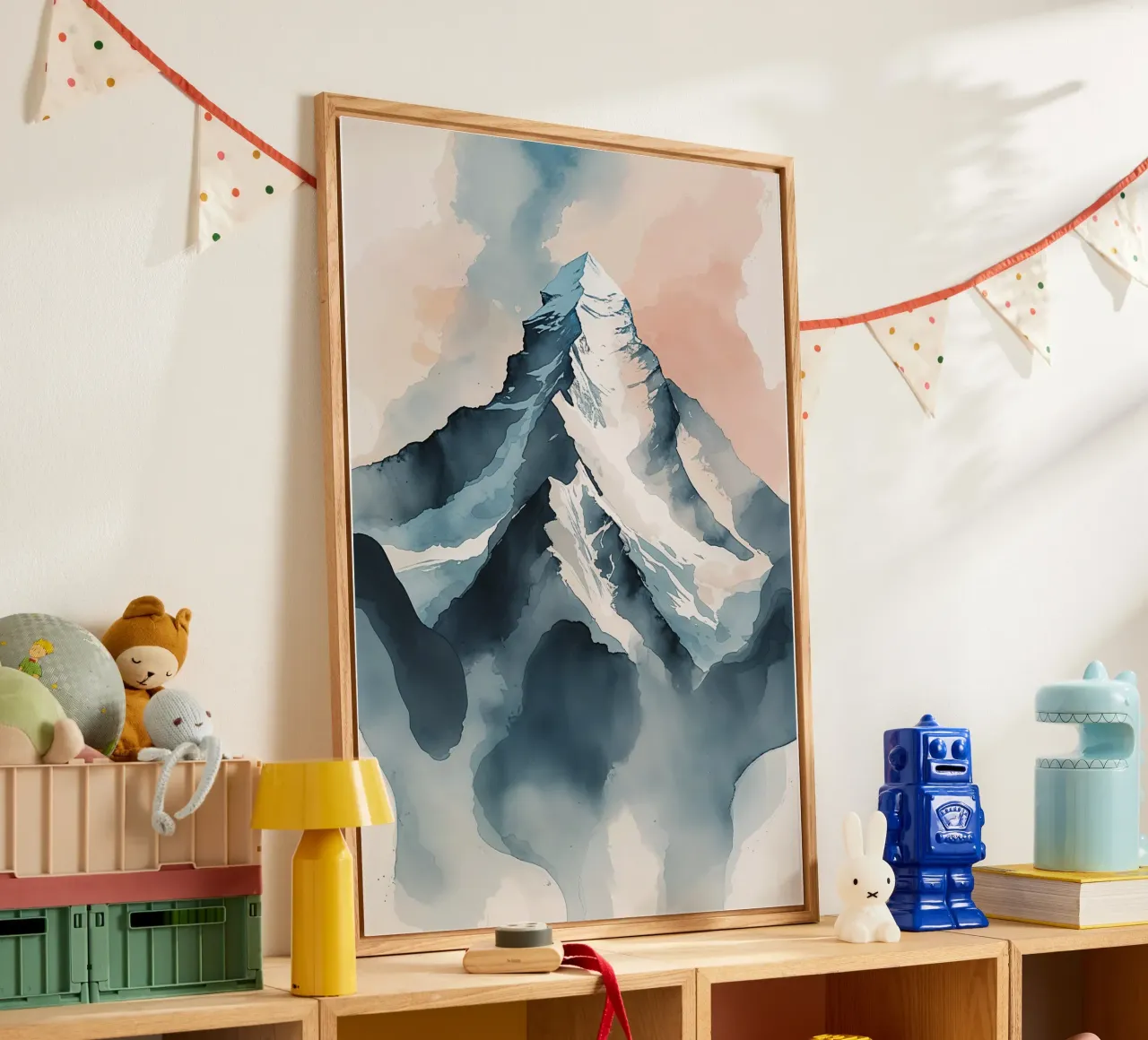 Pastel Horizons: K2 in Abstract Motion plexiglass da AlbertKlee