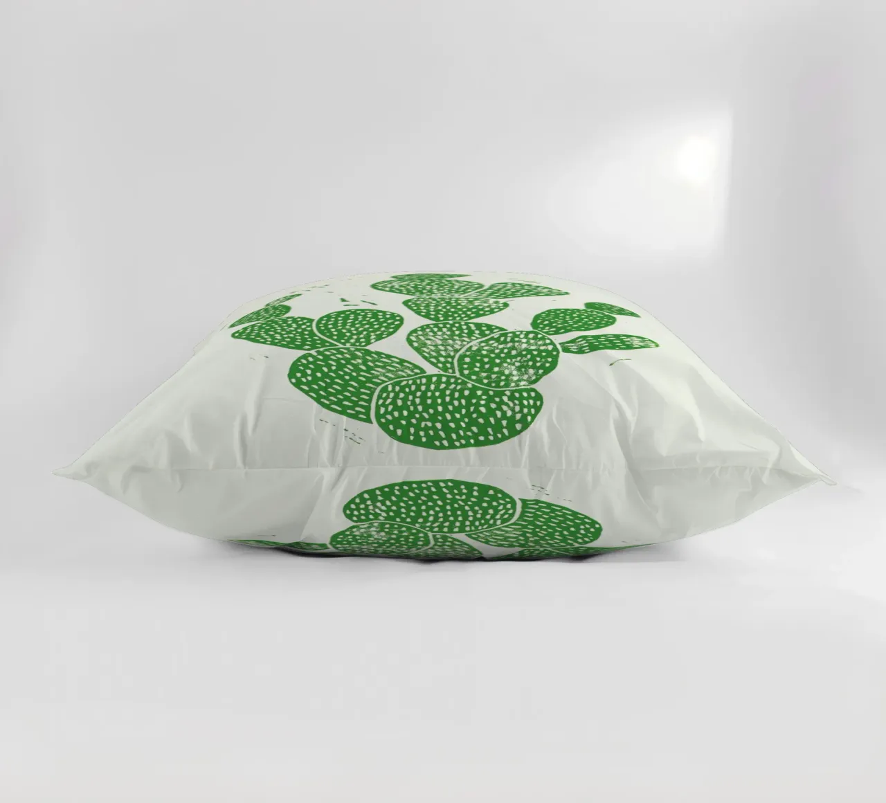 Linocut Cacti cuscino da Bianca Green