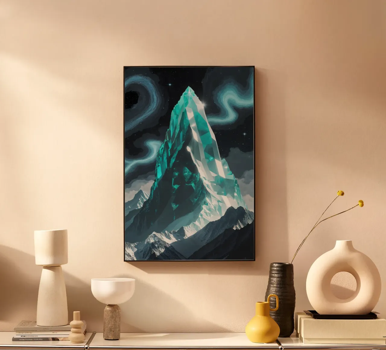 Aurora Shards on K2 alluminio dibond da AlbertKlee